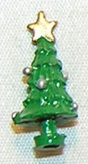 Dollhouse Miniature Matchbox, Christmas Tree
